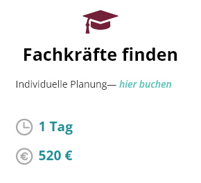 Fachkräfte finden - Fachkräfte binden - 520€