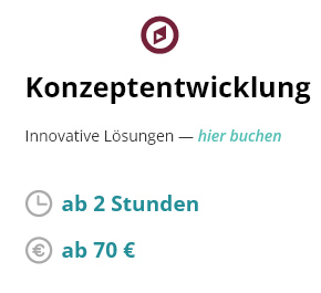 Konzeptentwicklung - Innovative Lösungen - ab 70€